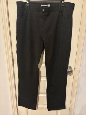 Betabrand Black Women's Straight-Leg Pants